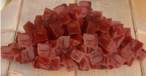 Entenhappen mit Fisch