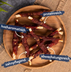 Kaurollen mit Entenbruststreifen